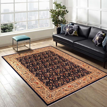 handmade Transitional Kafkaz Chobi Ziegler Blue Lt. Gold Hand Knotted RECTANGLE 100% WOOL area rug 8 x 10